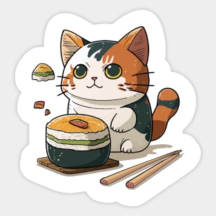 Sushi Cat Sticker